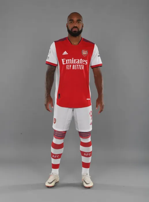 Framed Print : Arsenal's Alex Lacazette Kicks Off New Season Training Framed Print : Arsenal's Alex Lacazette Kicks Off New Season Training