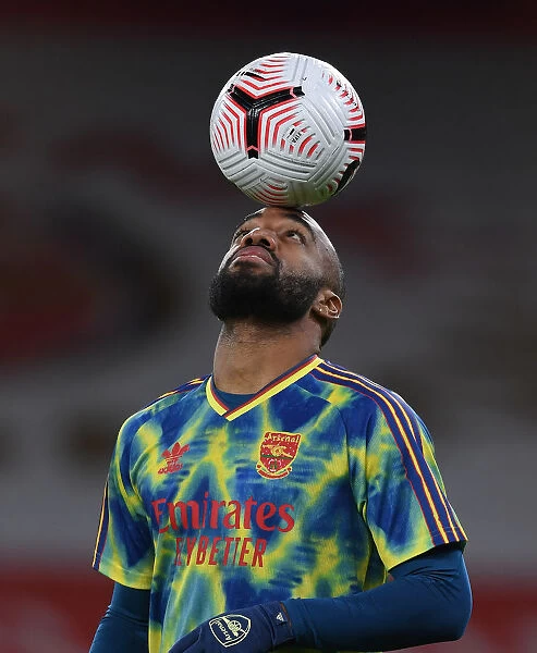 Arsenal's Alex Lacazette Prepares for Leicester City Clash in Empty Emirates Stadium (Arsenal v Leicester City 2020-21)