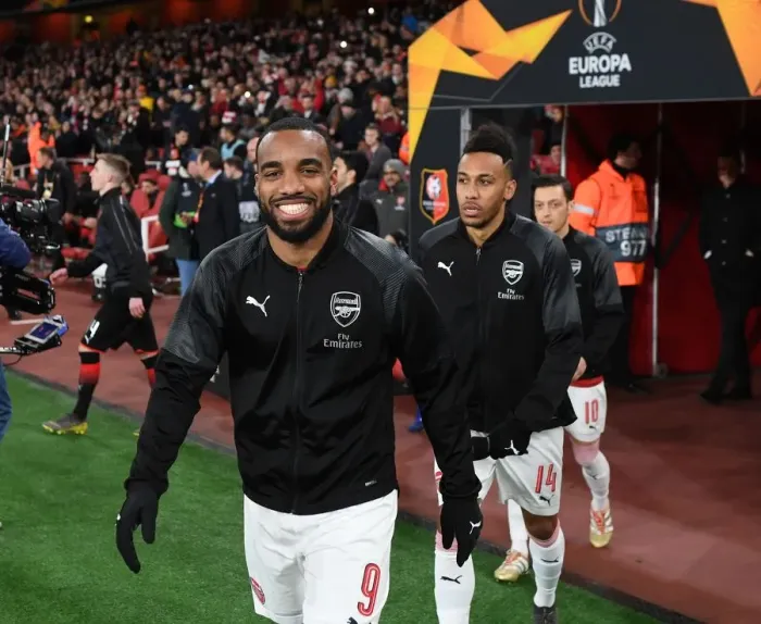 Framed Print : Arsenal's Alex Lacazette Ready for Europa League Showdown Against Stade Rennais