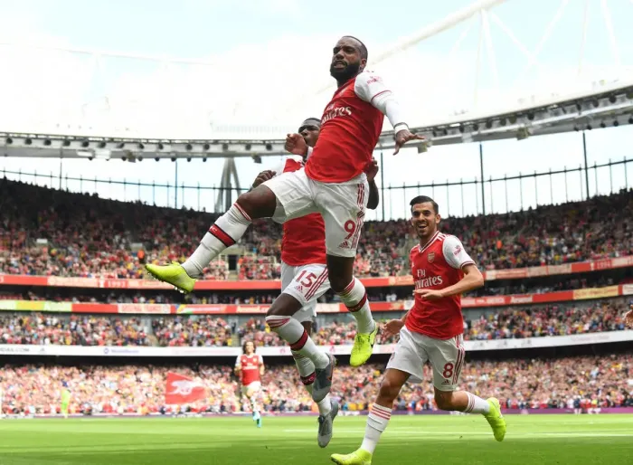 Framed Print : Arsenal's Alex Lacazette Scores Thriller in Arsenal v Burnley Premier League Clash (2019-20) Framed Print : Arsenal's Alex Lacazette Scores Thriller in Arsenal v Burnley Premier League Clash (2019-20)