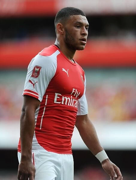 Arsenal's Alex Oxlade-Chamberlain in Action against Benfica - Emirates Cup 2014