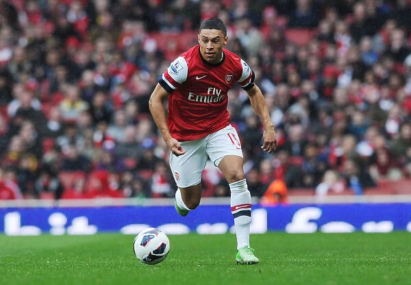 Arsenal's Alex Oxlade-Chamberlain in Action against Norwich City (2012-13)