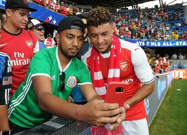 Arsenal's Alex Oxlade-Chamberlain Connects with Fans after MLS All-Stars Match (2016)
