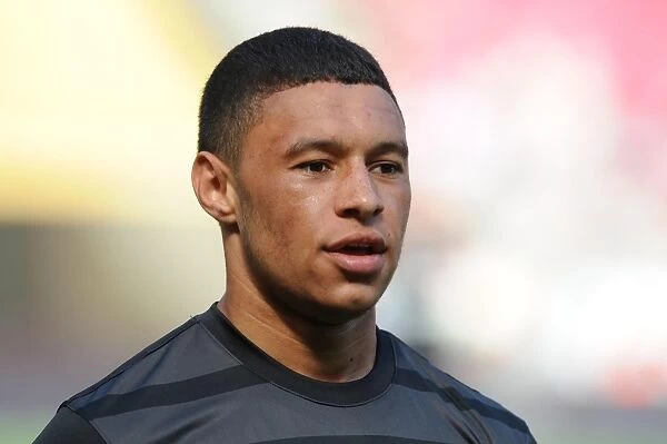 Arsenal's Alex Oxlade-Chamberlain Prepares for Cologne Friendly, 2012