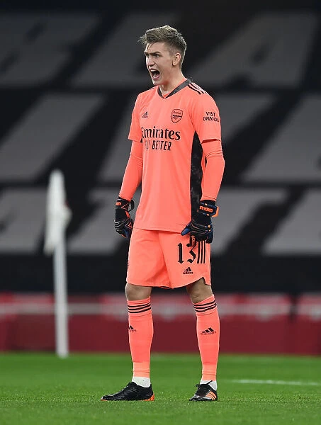 Arsenal's Alex Runarsson in Action at Empty Emirates: Carabao Cup Quarterfinal vs Manchester City