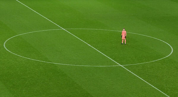 Arsenal's Alex Runarsson in Action at Empty Emirates Stadium: UEFA Europa League 2020-21 (Arsenal vs Rapid Wien)