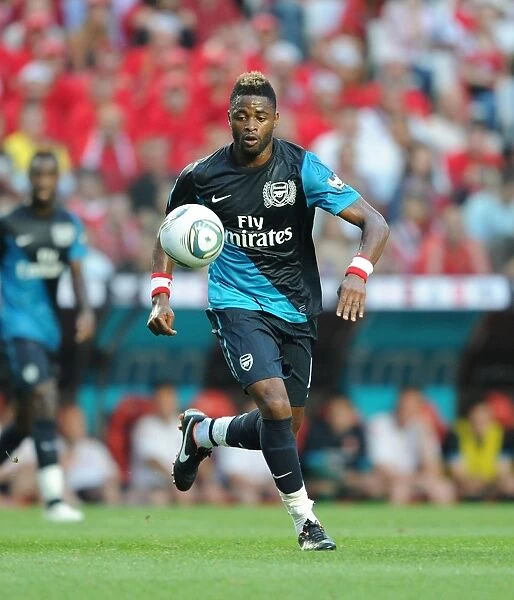 Arsenal's Alex Song in Action against Benfica during 2011 Pre-Season Friendly in Lisbon