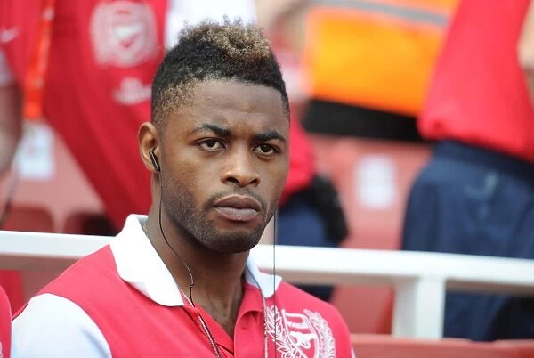 Arsenal's Alex Song in Action against New York Red Bulls at Emirates Cup 2011-12
