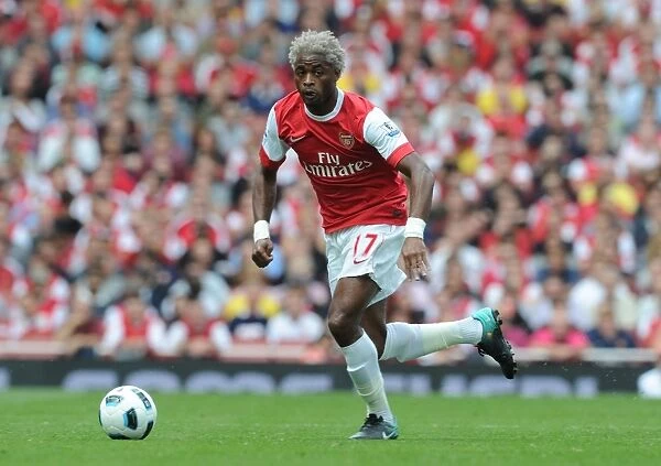 Arsenal's Alex Song Scores in 4-1 Victory over Blackburn Rovers, Emirates Stadium, 2010