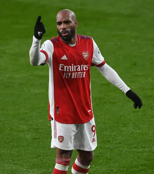 Arsenal's Alexandre Lacazette in Action Print Art