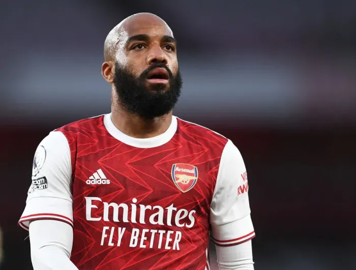 Framed Print : Arsenal's Alexandre Lacazette in Action Against West Bromwich Albion (2020-21)
