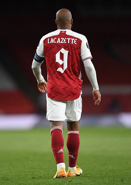 Arsenal's Alexandre Lacazette in UEFA Europa League Semi-Final: Arsenal vs Villarreal CF (Behind Closed Doors)