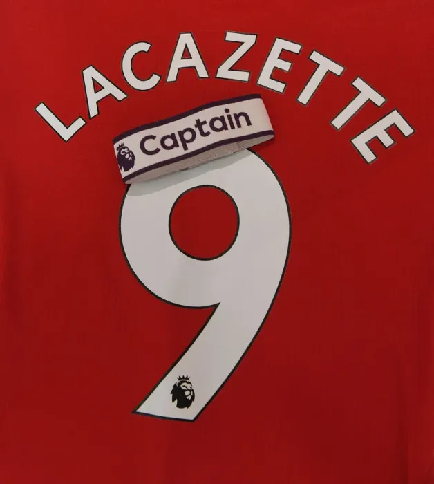 Framed Print : Arsenal's Alexis Lacazette: Pre-Match Ritual with Captain's Armband and Shirt (Arsenal vs. West Ham United, Premier League 2021-22) Framed Print : Arsenal's Alexis Lacazette: Pre-Match Ritual with Captain's Armband and Shirt (Arsenal vs. West Ham United, Premier League 2021-22)