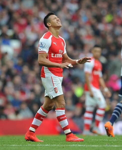 Arsenal's Alexis Sanchez in Action: Arsenal vs West Bromwich Albion, Premier League 2014-15