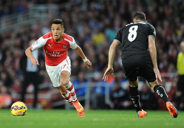 Arsenal's Alexis Sanchez Faces Off Against Burnley's Dean Marney in Premier League Showdown