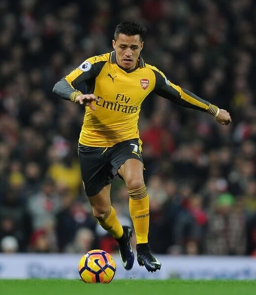 Arsenal's Alexis Sanchez Goes Head-to-Head with Manchester City in Premier League Clash (December 2016)