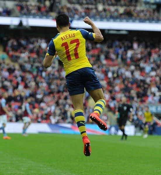 Arsenal's Alexis Sanchez Scores FA Cup-Winning Goal Against Aston Villa, 2015
