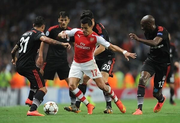 Arsenal's Alexis Sanchez vs. Besiktas Trio: A Champions League Showdown