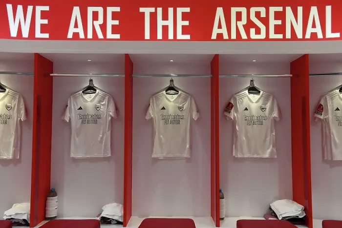 Framed Print : Arsenal's All-White Kit: A Unified Stand Against Knife Crime and Youth Violence - Arsenal vs Liverpool, Emirates FA Cup Third Round, 2023-24