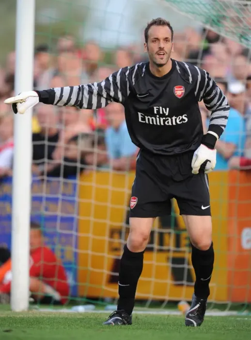 Framed Print : Arsenal's Almunia Shines: 4-0 Victory Over SC Neusiedl Framed Print : Arsenal's Almunia Shines: 4-0 Victory Over SC Neusiedl