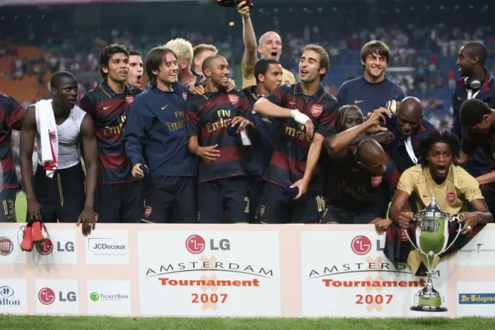 Framed Print : Arsenal's Amsterdam Tournament Triumph: Ajax 0-1 Arsenal