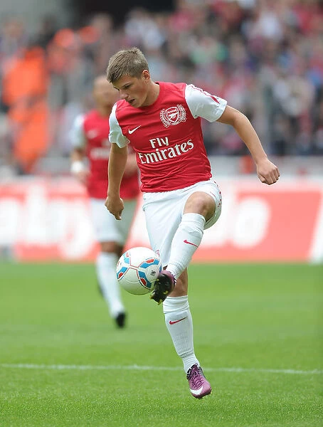 Arsenal's Andrey Arshavin in Action against Cologne during Pre-Season Friendly
