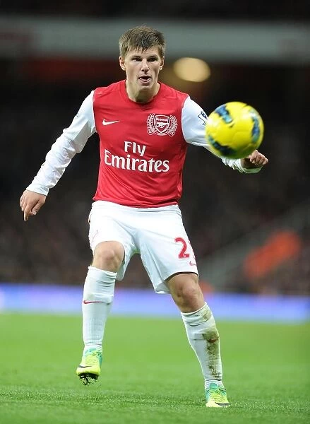 Arsenal's Andrey Arshavin in Action against Fulham, Premier League 2011-12