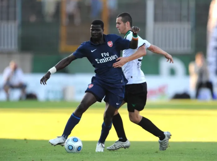 Framed Print : Arsenal's Andrey Arshavin Dominates Szombathelyi in 5-0 Pre-Season Victory
