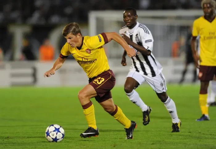 Framed Print : Arsenal's Andrey Arshavin Scores in 3-1 Victory over Partizan's Medo in UEFA Champions League Framed Print : Arsenal's Andrey Arshavin Scores in 3-1 Victory over Partizan's Medo in UEFA Champions League