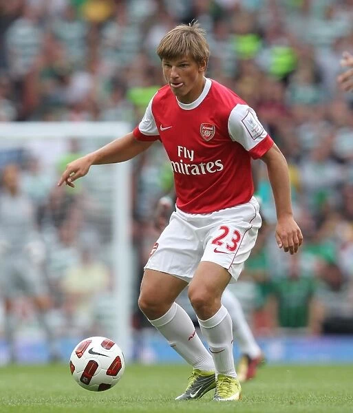 Arsenal's Andrey Arshavin Scores in 3:2 Emirates Cup Victory over Celtic, August 2010