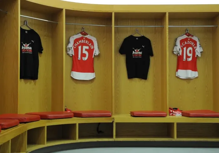 Framed Print : Arsenal's Arsenal for Everyone Unity Shirts: Arsenal vs. Everton, 2015 / 16