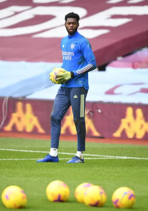 Framed Print : Arsenal's Arthur Okonkwo at Empty Villa Park: Aston Villa vs Arsenal, Premier League 2021 Framed Print : Arsenal's Arthur Okonkwo at Empty Villa Park: Aston Villa vs Arsenal, Premier League 2021