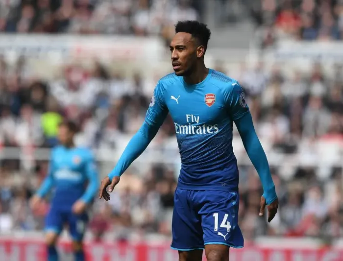 Framed Print : Arsenal's Aubameyang in Action: Newcastle United vs Arsenal, Premier League 2017-18 Framed Print : Arsenal's Aubameyang in Action: Newcastle United vs Arsenal, Premier League 2017-18