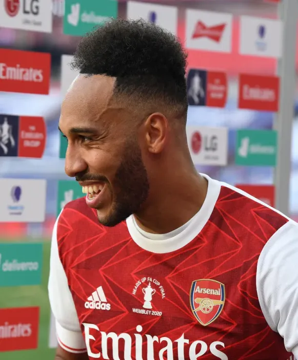 Framed Print : Arsenal's Aubameyang Celebrates Empty FA Cup Victory Amidst Coronavirus Pandemic Framed Print : Arsenal's Aubameyang Celebrates Empty FA Cup Victory Amidst Coronavirus Pandemic