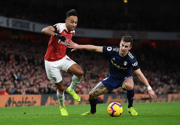 Arsenal's Aubameyang Clashes with Fulham's Bryan in Premier League Showdown
