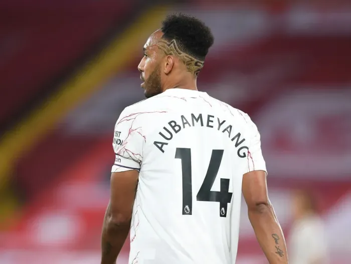 Framed Print : Arsenal's Aubameyang Faces Empty Anfield: 2020-21 Premier League Clash with Liverpool Framed Print : Arsenal's Aubameyang Faces Empty Anfield: 2020-21 Premier League Clash with Liverpool