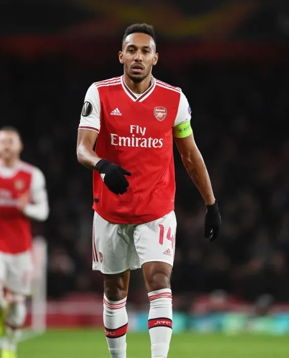 Framed Print : Arsenal's Aubameyang Faces Eintracht Frankfurt in Europa League Showdown Framed Print : Arsenal's Aubameyang Faces Eintracht Frankfurt in Europa League Showdown
