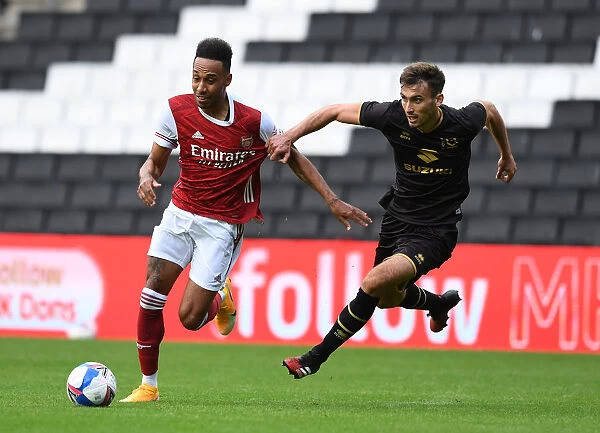 Arsenal's Aubameyang Faces Off Against MK Dons in 2020 Pre-Season Friendly