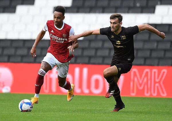 Arsenal's Aubameyang Faces Off Against MK Dons in Pre-Season Friendly