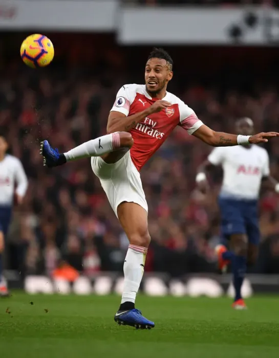 Framed Print : Arsenal's Aubameyang Faces Off Against Tottenham in Premier League Clash Framed Print : Arsenal's Aubameyang Faces Off Against Tottenham in Premier League Clash
