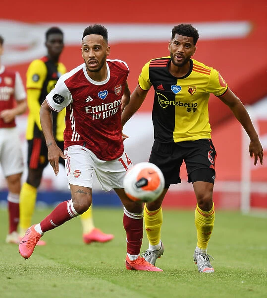 Arsenal's Aubameyang Faces Off Against Watford's Mariappa in Premier League Clash