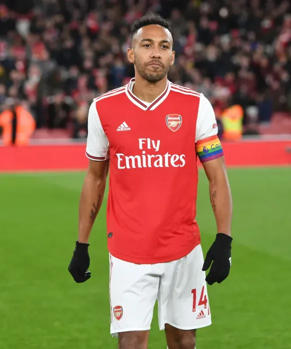 Framed Print : Arsenal's Aubameyang Gears Up for Arsenal v Brighton Premier League Clash Framed Print : Arsenal's Aubameyang Gears Up for Arsenal v Brighton Premier League Clash