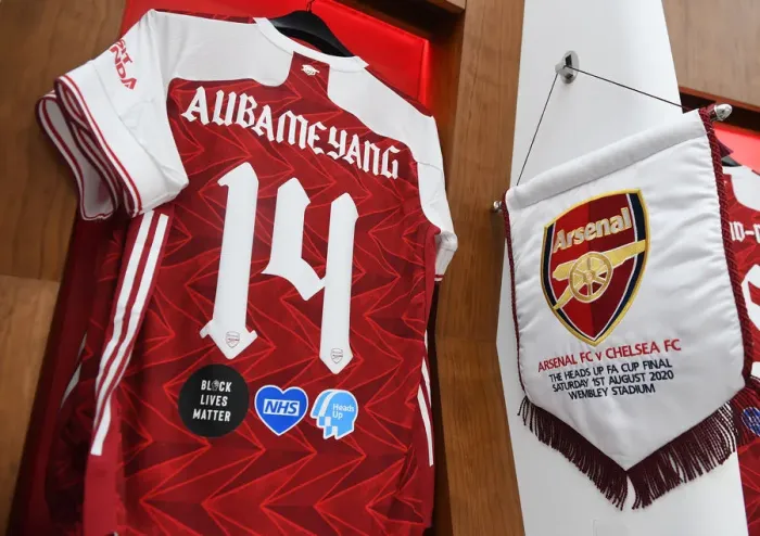 Framed Print : Arsenal's Aubameyang Gears Up for Empty FA Cup Final at Wembley Framed Print : Arsenal's Aubameyang Gears Up for Empty FA Cup Final at Wembley