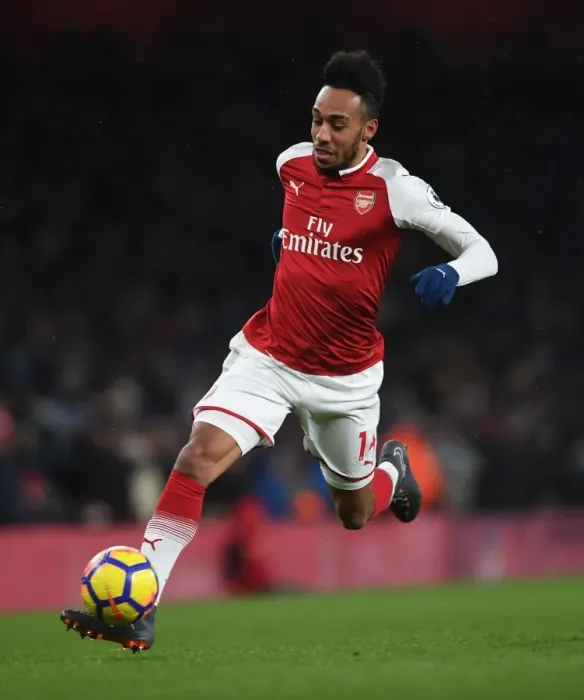 Framed Print : Arsenal's Aubameyang Gears Up for Premier League Showdown Against Manchester City Framed Print : Arsenal's Aubameyang Gears Up for Premier League Showdown Against Manchester City
