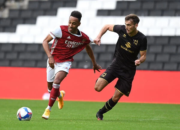 Arsenal's Aubameyang Goes Head-to-Head with MK Dons in Pre-Season Clash