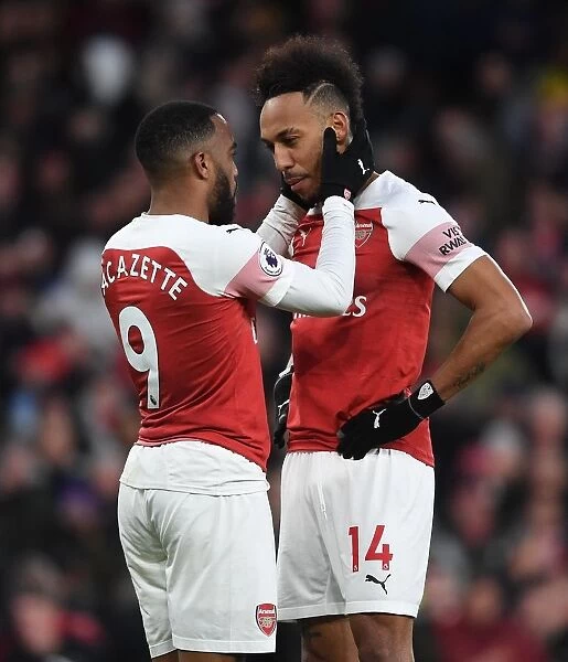 Arsenal's Aubameyang and Lacazette: United Penalty Support at Emirates Stadium (2018-19)