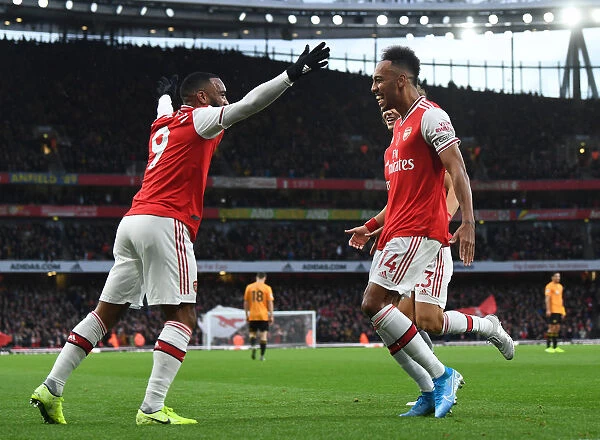 Arsenal's Aubameyang and Lacazette: United in Victory - A Goal Celebration (2019-20)