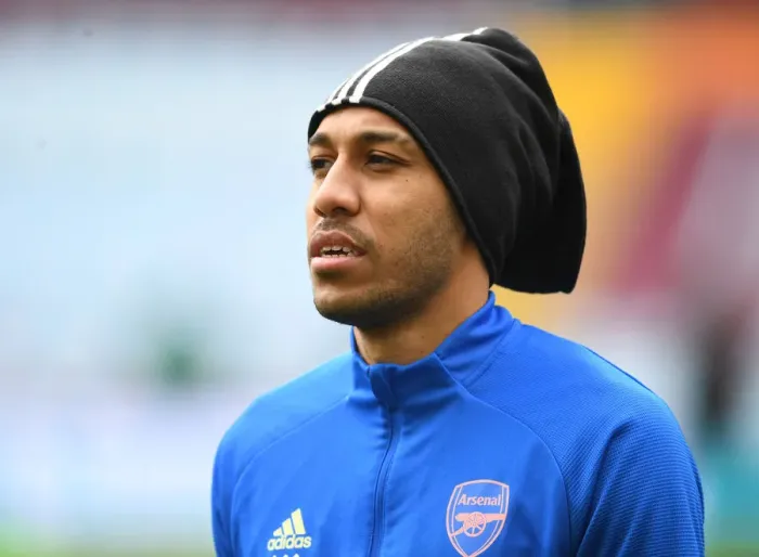 Framed Print : Arsenal's Aubameyang Prepares for Aston Villa Clash in Empty Villa Park (Aston Villa vs Arsenal, 2021-22 Premier League) Framed Print : Arsenal's Aubameyang Prepares for Aston Villa Clash in Empty Villa Park (Aston Villa vs Arsenal, 2021-22 Premier League)