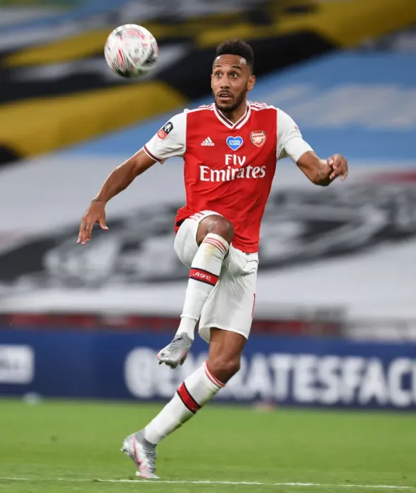Framed Print : Arsenal's Aubameyang Prepares for FA Cup Showdown Against Manchester City Framed Print : Arsenal's Aubameyang Prepares for FA Cup Showdown Against Manchester City