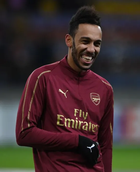 Framed Print : Arsenal's Aubameyang Readies for Europa League Battle against BATE Borisov